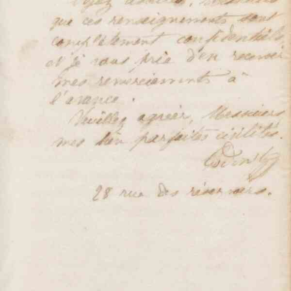 Jean-Baptiste André Godin à messieurs Wallaert frères, 20 novembre 1872
