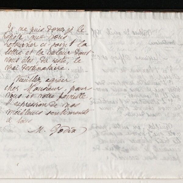 Marie Moret à François Dequenne, 25 avril 1895