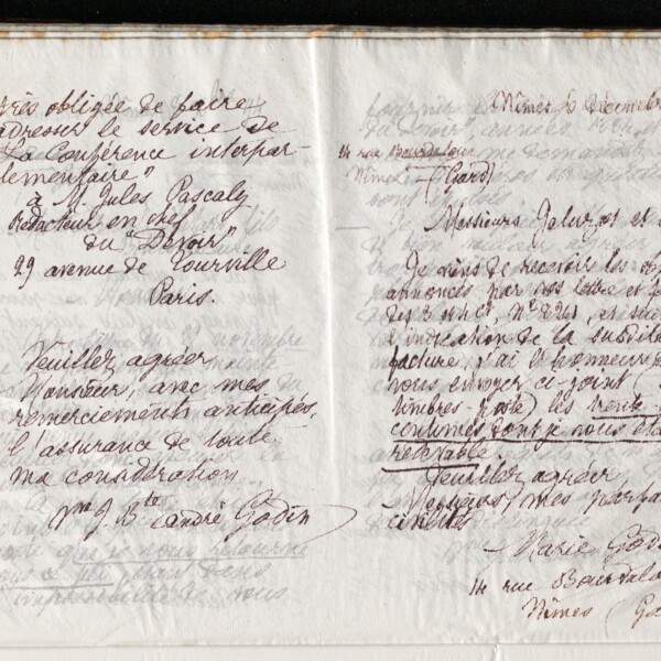 Marie Moret à Albert Gobat, 5 décembre 1894