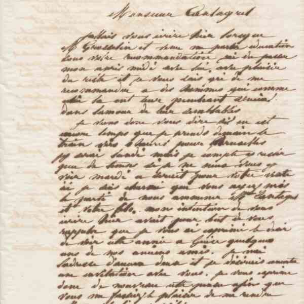 Jean-Baptiste André Godin à François Cantagrel, 13 août 1864