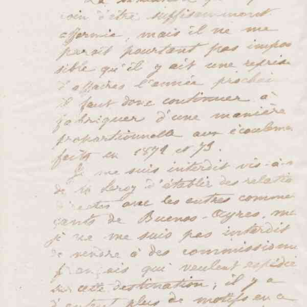 Jean-Baptiste André Godin à Alfred Denisart, 22 novembre 1873