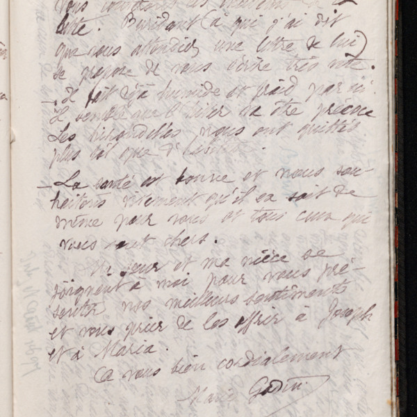 Marie Moret à Isanie Ducruet, 16 septembre 1897