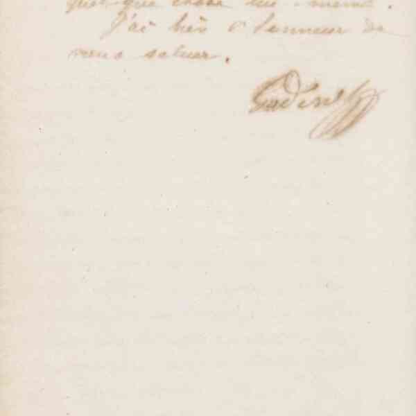 Jean-Baptiste André Godin à monsieur Viney, 19 mai 1872