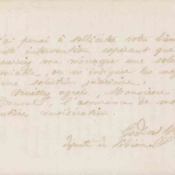 Jean-Baptiste André Godin à Germain Marie Maxime Desnoyers, 7 mai 1872