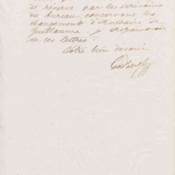 Jean-Baptiste André Godin à Alphonse Grebel, 28 février 1874