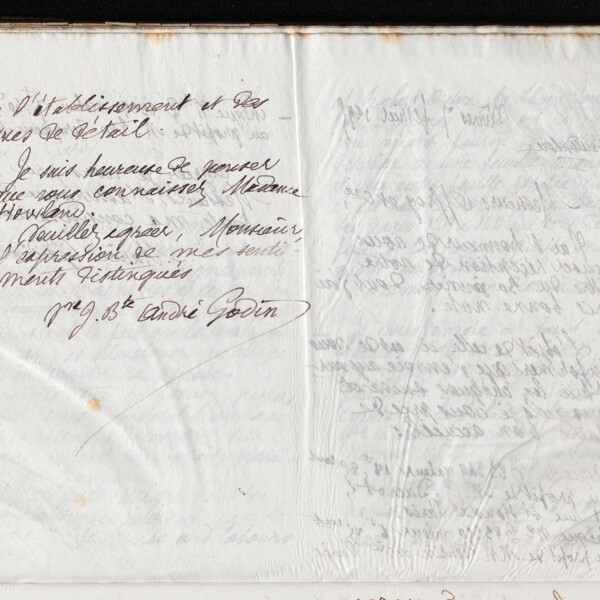 Marie Moret à Claude Ferdinand, 4 février 1895