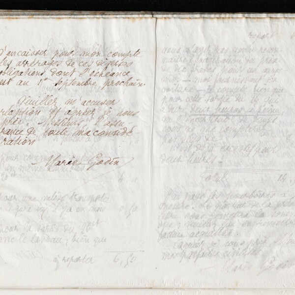 Marie Moret à Offroy et Cie, 27 août 1894