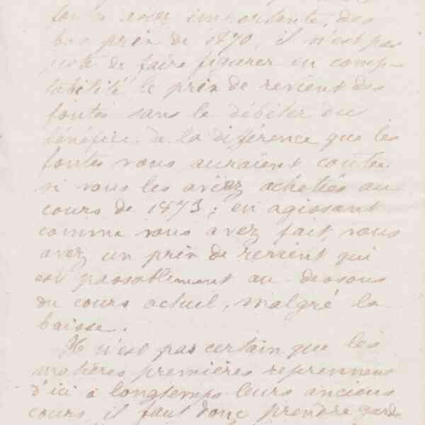 Jean-Baptiste André Godin à Eugène André, 11 janvier 1874