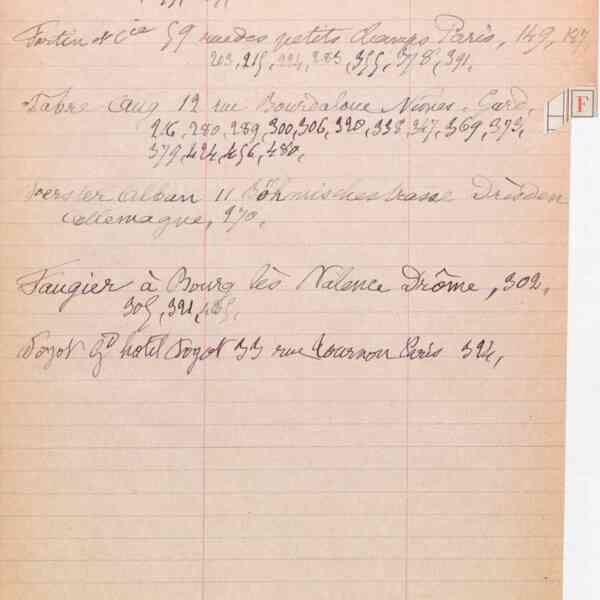 Registre CNAM FG 43 (8) - Index