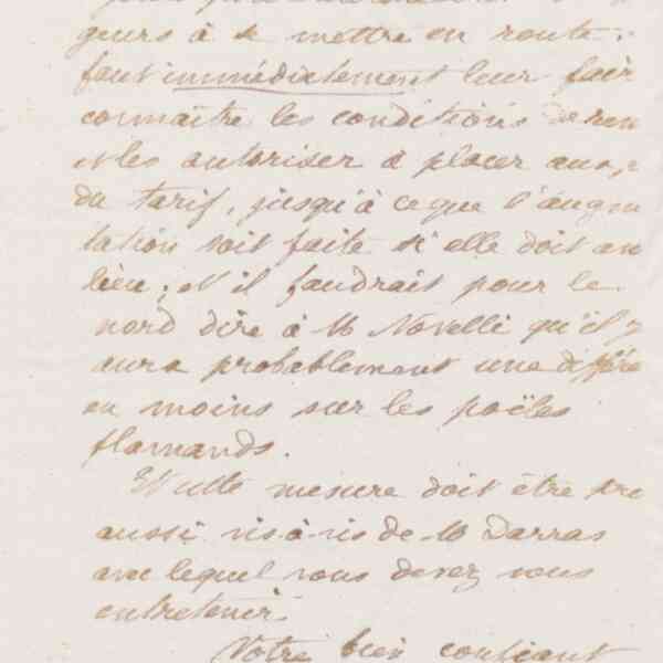 Jean-Baptiste André Godin à monsieur Delaruelle, 12 janvier 1874