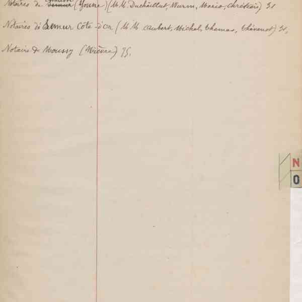 Registre CNAM FG 15 (16) - Index