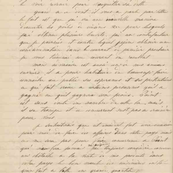 Jean-Baptiste André Godin à monsieur Ad. Binet, 29 décembre 1848