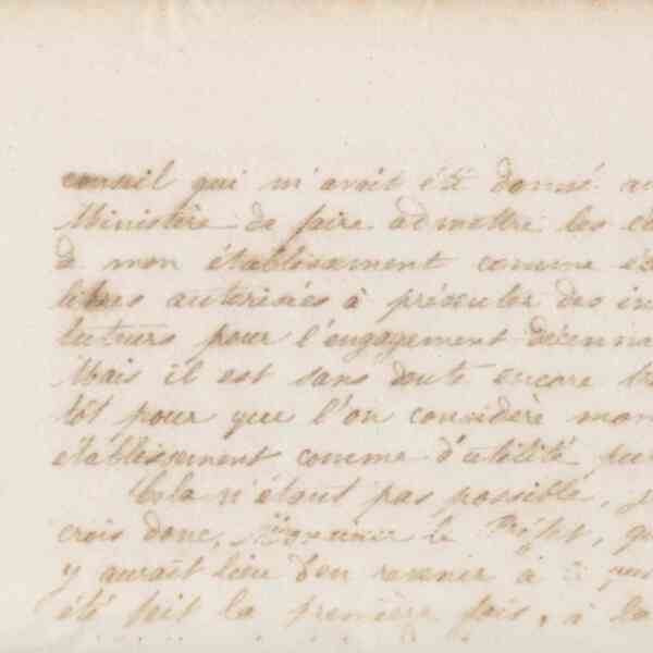 Jean-Baptiste André Godin au préfet de l'Aisne, 24 novembre 1872
