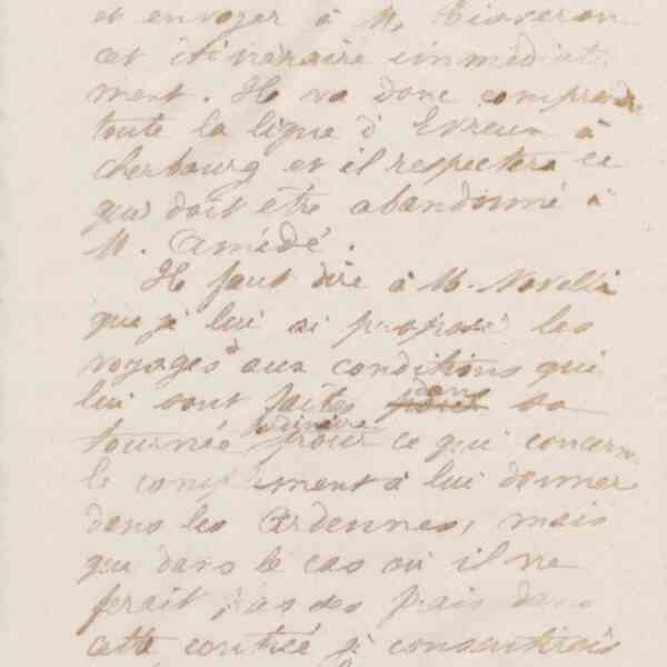 Jean-Baptiste André Godin à Alfred Denisart, 8 juillet 1873