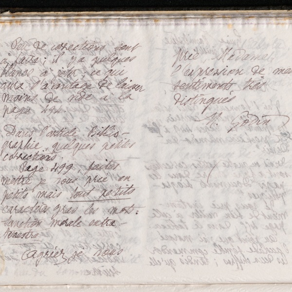 Marie Moret à madame veuve Laporte, 30 juillet 1896