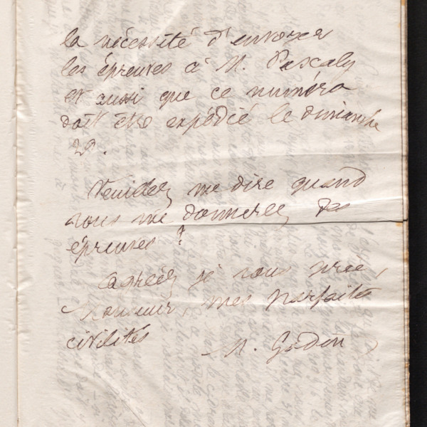 Marie Moret à Jules Édouard Baré, 17 mai 1892