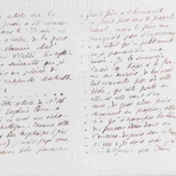 Marie Moret à Eugénie Potonié-Pierre, 6 janvier 1879