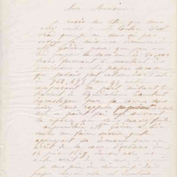 Jean-Baptiste André Godin à Alphonse Delpech, 7 octobre 1869