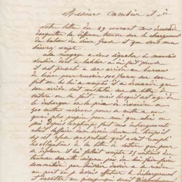 Jean-Baptiste André Godin à Cambier et Cie, 31 janvier 1863