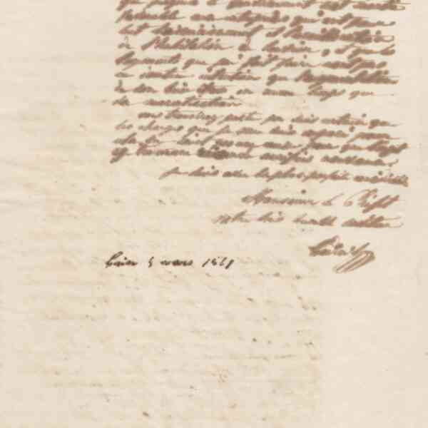 Jean-Baptiste André Godin au préfet de l&#039;Aisne, 5 mars 1861