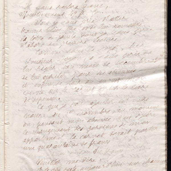 Marie Moret à Pierre-Alphonse Doyen, 23 décembre 1892