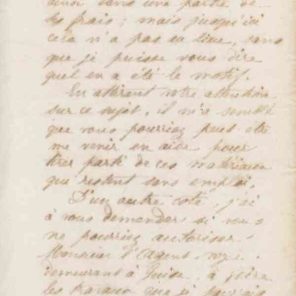 Jean-Baptiste André Godin à monsieur Bruyant, 20 novembre 1872
