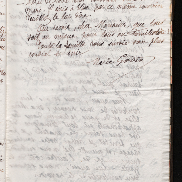 Marie Moret à Pierre-Alphonse Doyen, 27 avril 1895