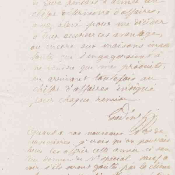 Jean-Baptiste André Godin à Eugène André, 22 janvier 1874