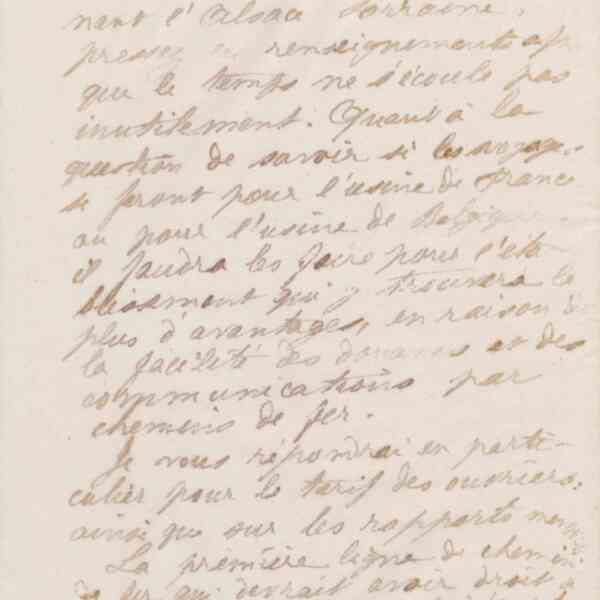 Jean-Baptiste André Godin à Alfred Denisart, 8 juillet 1873