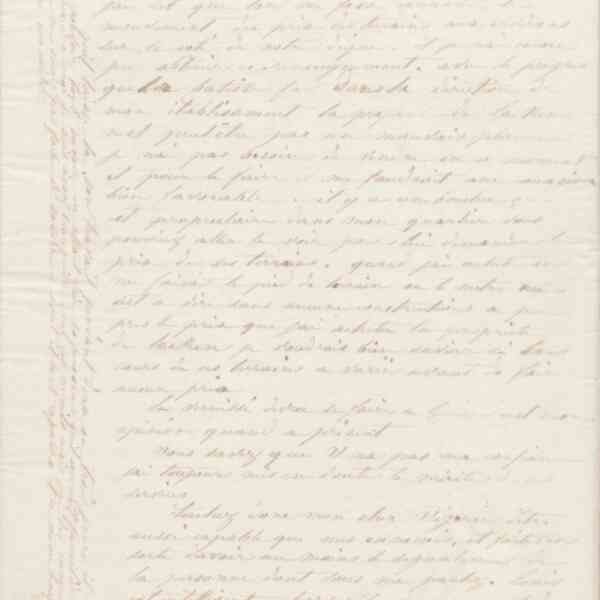 Jean-Baptiste André Godin à monsieur A. Vigerie, 5 mars 1864