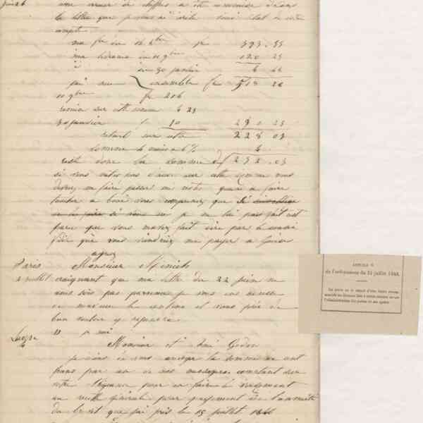 Jean-Baptiste André Godin à Jean-François Minich, 2 juillet 1848
