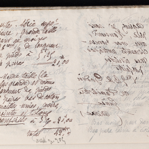 Marie Moret au Bon Marché (Morin, Fillot, Ricois et Cie), 31 mai 1897