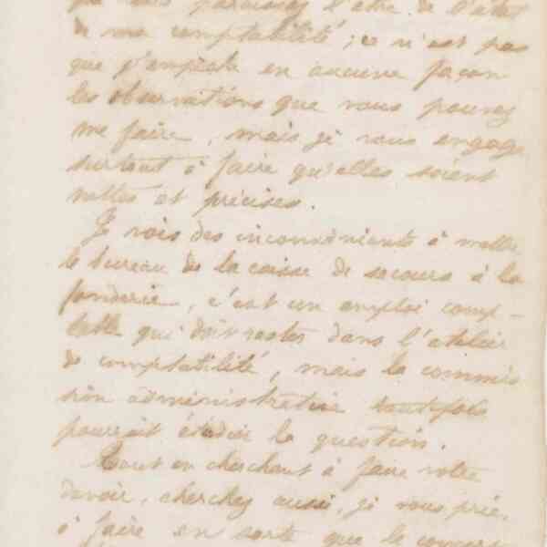 Jean-Baptiste André Godin à monsieur Viney, 15 mai 1872