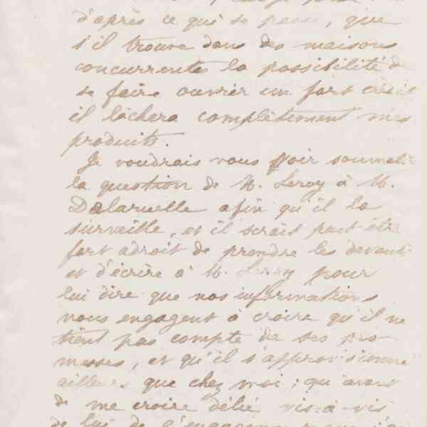 Jean-Baptiste André Godin à Alfred Denisart, 22 novembre 1873