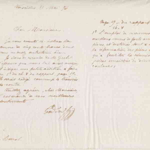 Jean-Baptiste André Godin à Georges Barral, 21 mai 1874