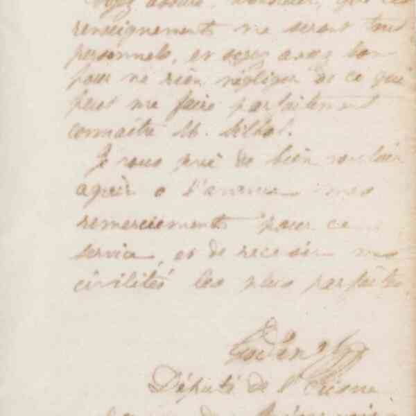 Jean-Baptiste André Godin à messieurs Wassal et Th. Gueit, 22 novembre 1872
