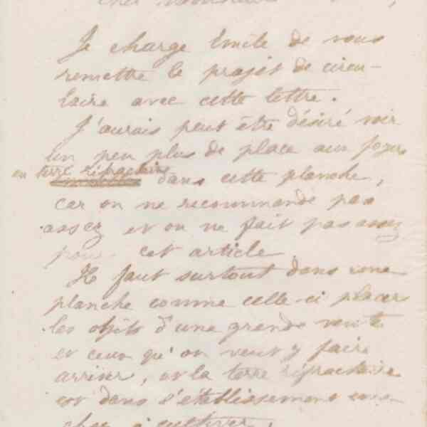 Jean-Baptiste André Godin à Alfred Denisart, 11 juillet 1873
