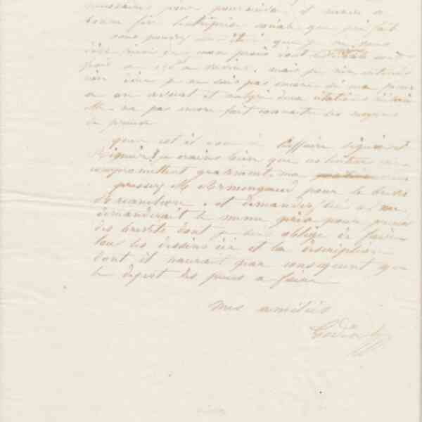 Jean-Baptiste André Godin à François Cantagrel, 5 avril 1864