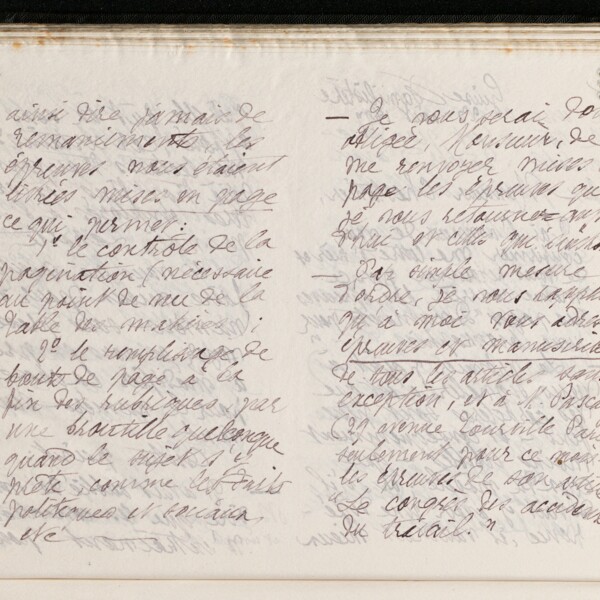 Marie Moret à monsieur Chastanier, 23 août 1897