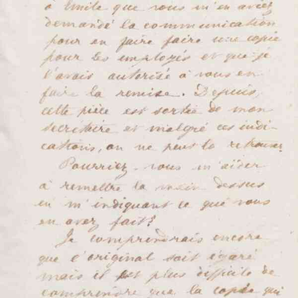 Jean-Baptiste André Godin à Alfred Denisart, 17 mars 1874