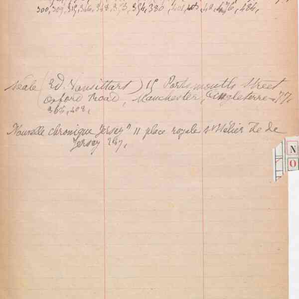 Registre CNAM FG 43 (9) - Index