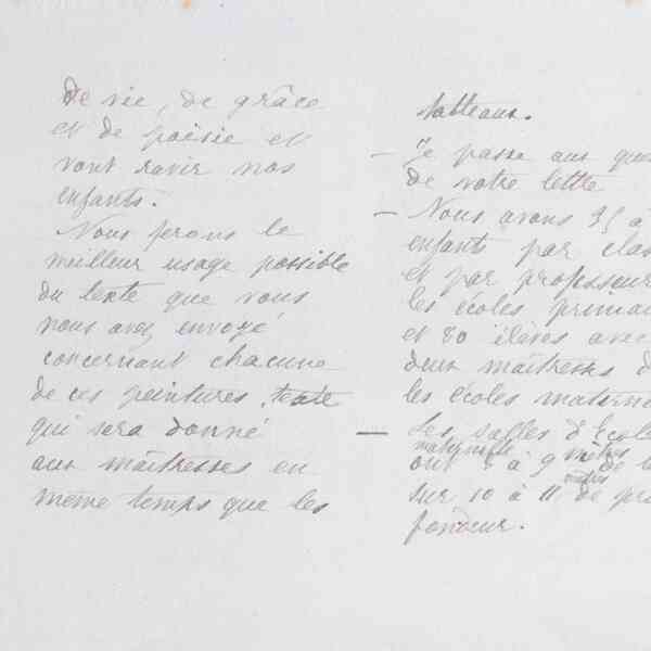 Marie Moret à Lucy Latter, 2 décembre 1885