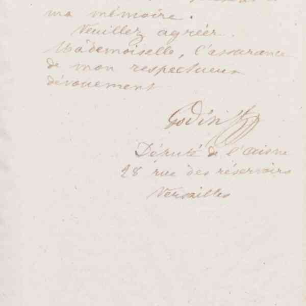 Jean-Baptiste André Godin à Kate Stanton, 9 mars 1874