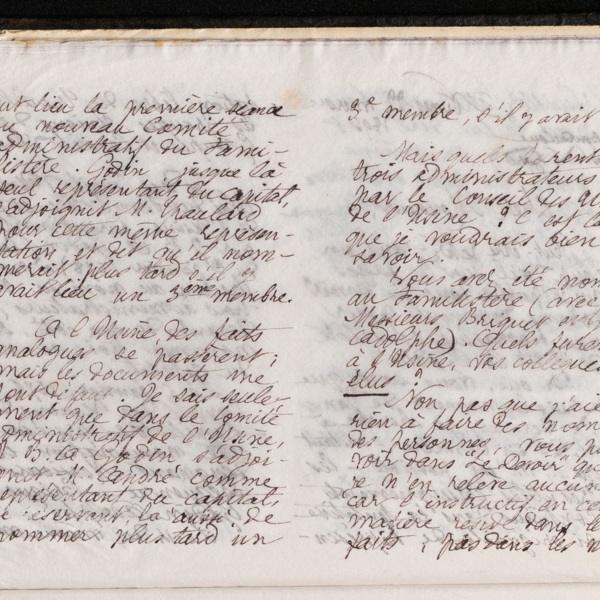 Marie Moret à François Dequenne, 22 mars 1896