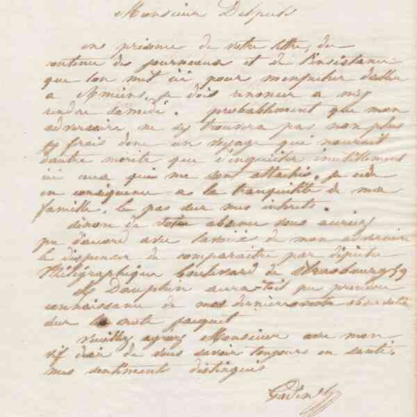 Jean-Baptiste André Godin à Alphonse Delpech, 5 juillet 1866