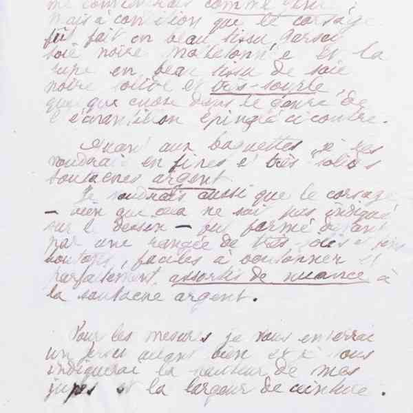Marie Moret à Henriette Prestat, 30 novembre 1889