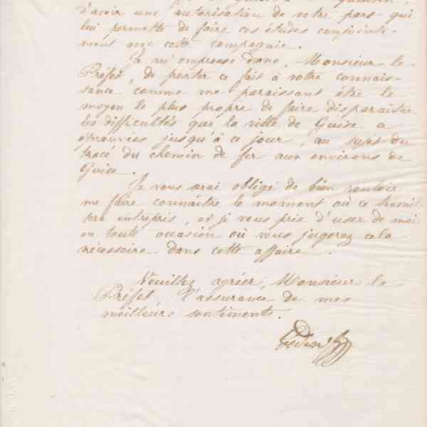Jean-Baptiste André Godin à Félix Achard, préfet de l'Aisne, 24 novembre 1871