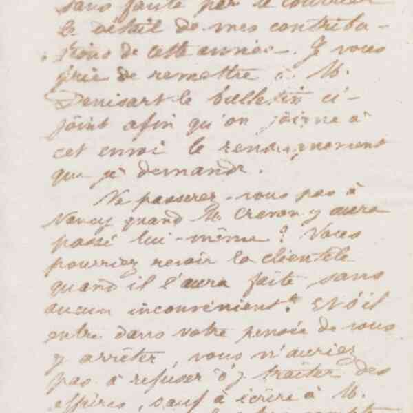 Jean-Baptiste André Godin à monsieur Delaruelle, 16 janvier 1874