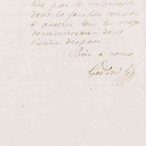 Jean-Baptiste André Godin à Amédée Moret, 23 décembre 1873