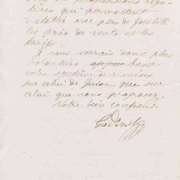 Jean-Baptiste André Godin à Eugène André, 15 janvier 1874